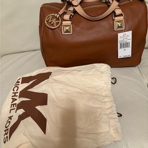Michael Kors Large Brown Leather Bag